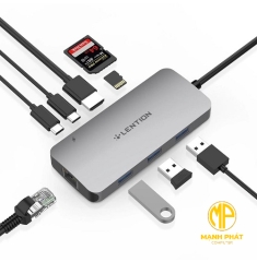 Bộ chuyển đổi USB-C 9 trong 1 Lention CE57se