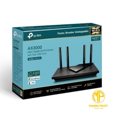 Router Wi-Fi 6 AX3000 Multi-Gigabit với hai cổng 2.5G (Archer AX55 Pro)