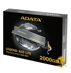 SSD ADATA ALEG-850 LITE-2TB M2 2280 NVME GEN 4x4| ALEG-850L-2000GCS