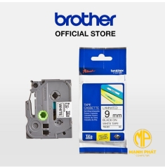 TZe-121 - Nhãn TZe tiêu chuẩn - Chữ đen trên nền trong 9mm