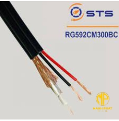 Cáp đồng trục STS RG59 + 2C RG592CM300S