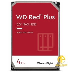  Ổ cứng WD HDD Red Plus 4TB 3.5 SATA 3/ 256MB Cache/ 5400RPM (Màu đỏ)| WD40EFPX
