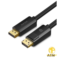 Cáp DisplayPort 1.2v 4K JASOZ A114 (1,5m) T-A191 độ phân giải 8K / 60Hz, 4K / 144hz và 120Hz
