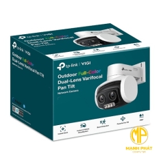 Camera Mạng VIGI Ngoài trời Quay/Quét Đa tiêu cự Ống kính Kép Đủ màu 4MP VIGI C540V