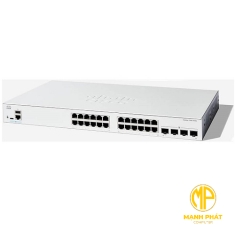 Switch Cisco (C1200-24P-4G) 24 Ports GE PoE+ 195W, 4 SFP Uplink