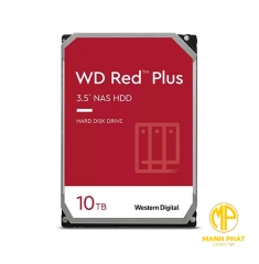  Ổ cứng WD HDD Red Plus 10TB 3.5 SATA 3/ 256MB Cache/ 7200RPM (Màu đỏ)| WD101EFBX