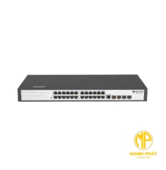 Switch quản lý 24 cổng Gigabit 1000M TX, 4 cổng SFP 100/1000M BDCOM S2528-C 