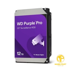 Ổ Cứng Western Digital Purple Pro 12TB 3.5 inch SATA 3 512MB Cache 7200RPM WD122PURP