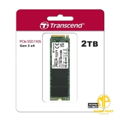 Ổ cứng SSD Transcend PCIe M.2 (2280) 2TB NVMe PCIe Gen3 x4 3D TLC TS2TMTE110S