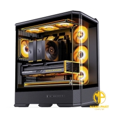 VỎ CASE PC JONSBO D400 BLACK (Mini-ITX / M-ATX / ATX)