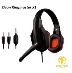 Headphone KingMaster X1 Đỏ Đen, Xanh Lá Đen 3.5m