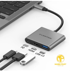 Bộ chuyển đổi USB-C 3 trong 1 Lention C14H