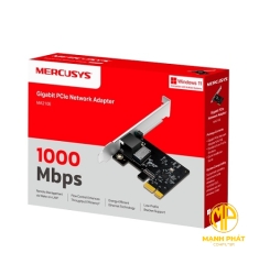 Bộ điều hợp mạng Gigabit PCle Mercusys MA210E (card 1 cổng LAN)