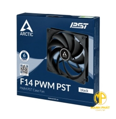 Fan case Arctic F14 PWM PST Black ACFAN00125A| FANAC-P14-PWM-PST-BK