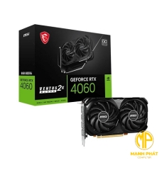 VGA MSI GeForce RTX 4060 VENTUS 2X BLACK 8GB OC