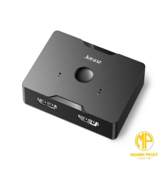 Bộ chuyển mạch Jasoz T-G147 HDMI hai chiều 4K Bộ Chia HDMI 1 Ra 2 Và 2 Vào 1 Hỗ Trợ 2 Chiều 4K@60Hz 