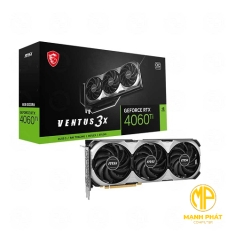 VGA MSI GeForce RTX4060Ti VENTUS 3X E 8GB OC
