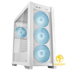 CASE ASUS TUF GAMING GT302 ARGB WHITE | EATX,4 FAN 140 ARGB,MÀU TRẮNG
