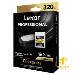Thẻ nhớ CFexpress Lexar (LCAGOLD320G-RNRNG) Professional 320GB Type A GOLD Series 