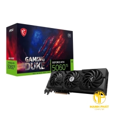 VGA MSI GeForce RTX 5060 Ti GAMING DUKE 3X OC 8GB GDDR7