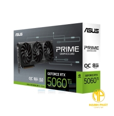 VGA ASUS Prime RTX 5060 TI OC 8GB (PRIME-RTX5060TI-O8G)
