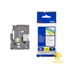 Tze-145	 - Nhãn TZe tiêu chuẩn - Chữ trắng trên nền trong 18mm