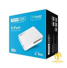 Thiết bị mạng Totolink S505G Switch 5 cổng Gigabit
