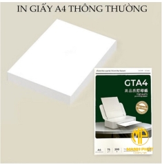 Ruy băng mực in máy in nhiệt HPRT | Giấy A4 Lưu Mực 3 năm GTA4 Paper 