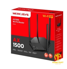 Router WiFi 6 AX1500 Mercusys MR60X