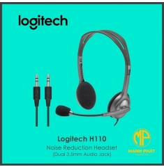 Tai nghe Logitech Stereo Headset H110 (0981-000459)