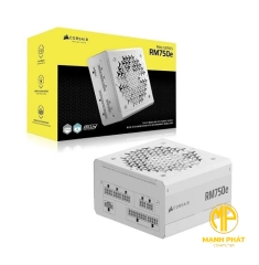 Nguồn Corsair (CP-9020292-NA) RM750e 750W White ATX 3.1 Cybenetics Gold - Full Modul - NEW