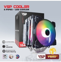 Tản nhiệt CPU VSP Cooler V640 LED ARGB SYNC