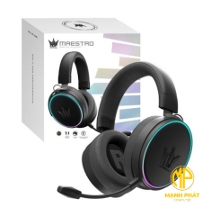 Tai Nghe Gaming GALAX HOF Maestro H1 RGB (HGH015CSRGBB1) Matte Black 