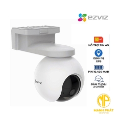 Camera Wifi quay quét dùng pin EZVIZ CS-EB8 (3MP,4GA) 2K (giá ko kèm tấm pin)
