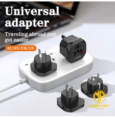 Bộ chuyển đổi nguồn điện LDNIO Z7 (phích cắm US/UK/EU/AU)