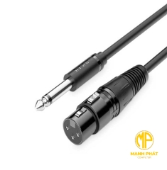 Cáp Canon XLR Male to XLR 3Pin Female Mono 6.5mm Jasoz C109 5m T-C203