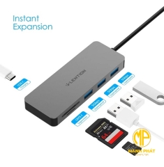 Bộ chuyển đổi USB-C 6 trong 1 Lention C16s