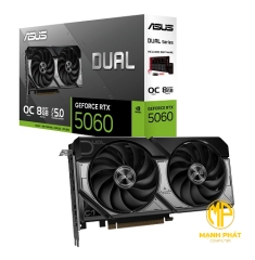 VGA ASUS Dual RTX 5060 8GB GDDR7 OC (DUAL-RTX5060-O8G)