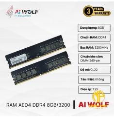 RAM PC AIWOLF AED4 DDR4 8GB/3200 (8GB/3200)