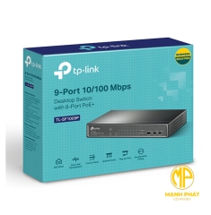 TP-Link TL-SF1009P 9-Port 10/100Mbps with 8-port PoE+
