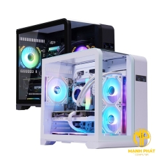 Vỏ Case MIK BARBATOS M WHITE (M-ATX / ITX MID TOWER Màu Trắng)
