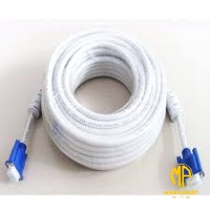 Cable Vga 20m Trắng Xịn Chống Nhiễu