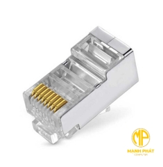 Hạt Mạng RJ45 CAT6 Jasoz T-E275 (Hộp 100C) Bọc Inox Chân Cắm Mạ Vàng 6U 
