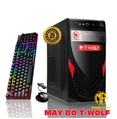 Bộ Máy T-WOLF H610R8SM256G7400 (Intel® G7400 | H610 | Ram 8GB | SSD 256GB | PSU 350W Plus)