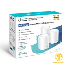 Hệ thống tplink Wi-Fi Mesh cho Gia đình AX5400 Deco X60(3-pack)