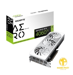 VGA GIGABYTE GeForce RTX4060Ti N406TAERO OC-8GD