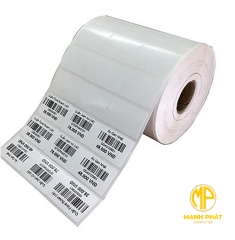 Decal in mã vạch 3TEM 50m tem nhiệt ( đúng chuẩn không thiếu mét)