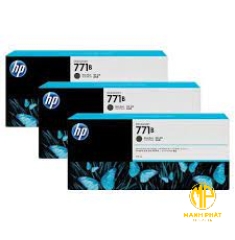 Mực in HP 771 3x775ml Matte Black Ink Cartridge (B6Y23A)