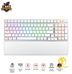 Bàn phím Gaming ASUS ROG X901 SCOPE II 96 WL/WHT/NXSM/US/ABS (90MP037B-BKUA10)