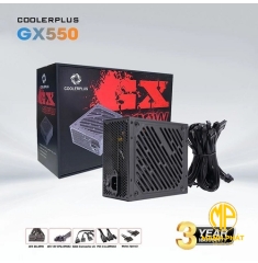 NGUỒN COOLERPLUS GX550 550W (Bảo hành cả cháy nổ)